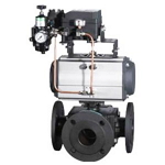 氣動(dòng)三通調(diào)節(jié)球閥